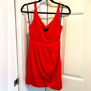 Bebe NWT Red Wrap Dress Size Small